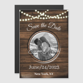 Sparen de Datum Gepersonaliseerde Magnetische Kaar