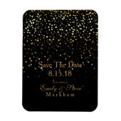 Sparen de Datum Golden Stars Magnet Magneet (Verticaal)