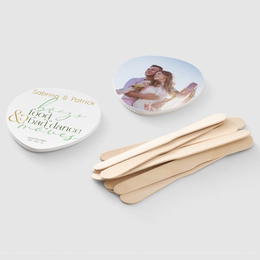 Sparen de Datum Groene het Levensmiddel Slechte Da Handwaaier (Niet-gemonteerd)