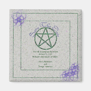 Sparen de Datum Handfasting Magnet Magneet