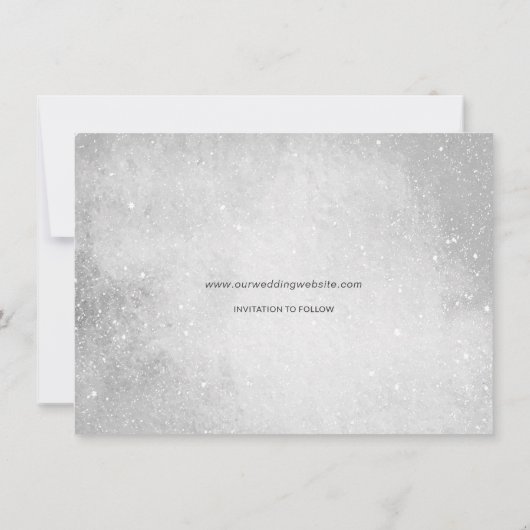 Sparen de Datum Handgeschreven de Aankondiging van (Achterkant)