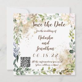Sparen de Datum Herbal Ontwerp Kaart