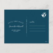 Sparen de Datum het Briefkaart van de Tropische Wa (Achterkant)