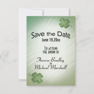 Sparen de Datum Irish Dream Wedding Save The Date