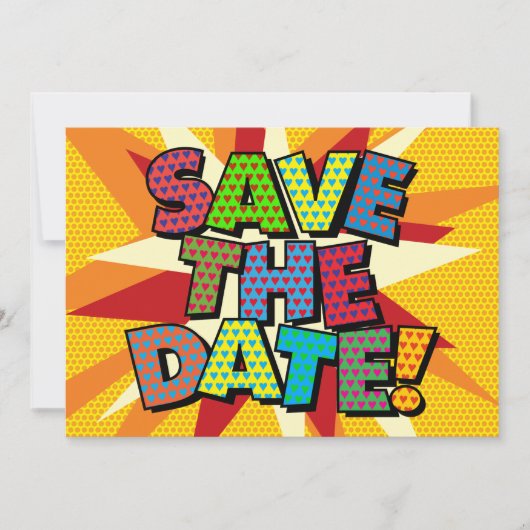 SPAREN DE DATUM Jouw Bericht Spraakballon Leuk Aankondiging (Voorkant)