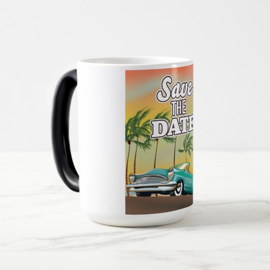 Sparen de Datum Klassieke auto Magische Mok (Voorkant links)