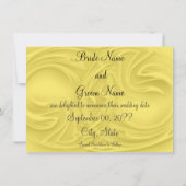 "Sparen de Datum"knoopt over Geel Save The Date (Achterkant)