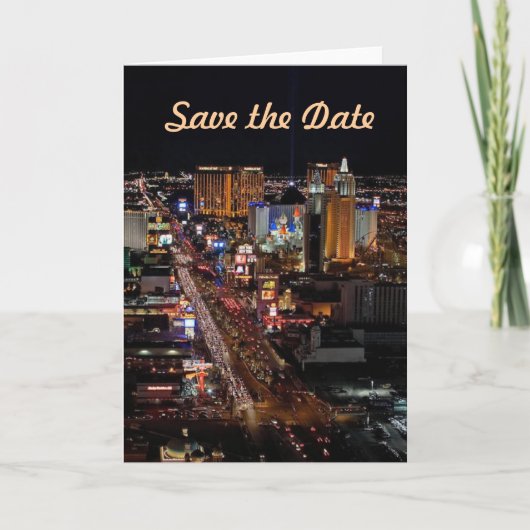 Sparen de Datum Las Vegas Kaarten (Voorkant)