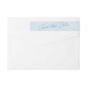 Sparen de Datum Licht Blauwe Tropische Palm Blader