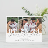 Sparen de datum met de sjabloon van de QR-code Kaart (Staand voorkant)