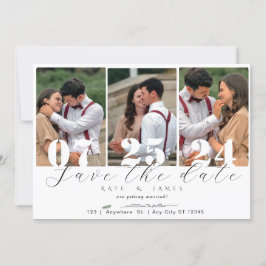 Sparen de datum met de sjabloon van de QR-code Kaart