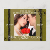 Sparen de Datum met Uw Foto Aankondigingskaart (Voorkant)