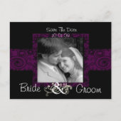 Sparen de Datum met Uw Foto Aankondigingskaart (Voorkant)