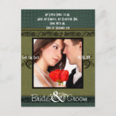 Sparen de Datum met Uw Foto Aankondigingskaart (Voorkant)