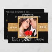 Sparen de Datum met Uw Foto Aankondigingskaart (Voorkant / Achterkant)