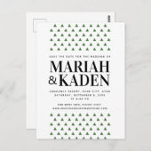 Sparen de Datum Minimale Boom van de Boom | Briefkaart (Voorkant / Achterkant)