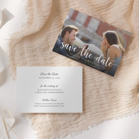 Sparen de Datum Moderne Aankondiging van het Biede