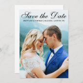 Sparen de Datum Moderne Kaart SB van de Foto (Voorkant / Achterkant)