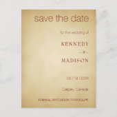 Sparen de Datum Parchment Amazing Antiek Briefkaart (Voorkant)