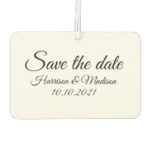 Sparen de Datum, pas de Aankondiging van het tekst Luchtverfrisser (Achterkant)