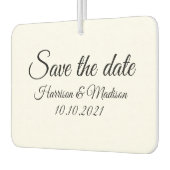 Sparen de Datum, pas de Aankondiging van het tekst Luchtverfrisser (Links)