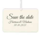 Sparen de Datum, pas de Aankondiging van het tekst Luchtverfrisser (Voorkant)