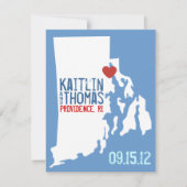 Sparen de Datum -  - Rhode Island Save The Date (Voorkant)