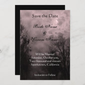 Sparen de Datum Rode Mist met Ravens en Volledige  Aankondiging (Voorkant / Achterkant)