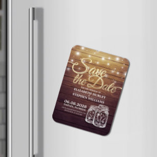 Sparen de Datum Rustige de Mason van het Hout van  Magneet