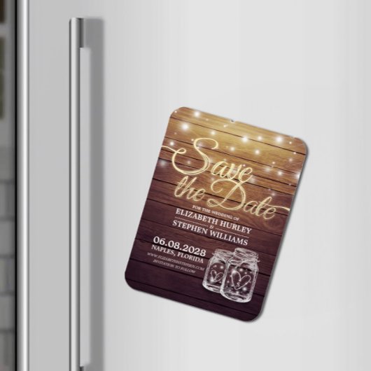 Sparen de Datum Rustige de Mason van het Hout van  Magneet