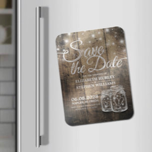 Sparen de Datum Rustige de Mason van het Hout van  Magneet