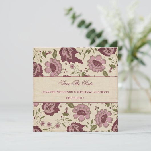  sparen de Datum Save The Date (Staand voorkant)