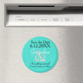 Sparen de Datum Turquoise Magnets Magneet (Insitu (Vaatwasser))