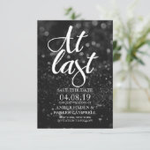 Sparen de Datum uitnodigen | Laatste Fab Save The Date (Staand voorkant)