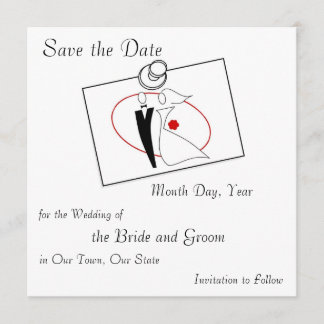 Sparen de Datum van de Berichten Post-it Save The Date