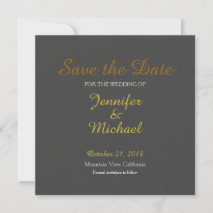 Sparen de Datum van de Handtekening van het huweli Save The Date