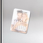 Sparen de Datum van de Rij van de Kalender van de Magneet
