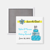 Sparen de Datum van de Weddenschap Magnet Magneet (Voorkant / Achterkant)