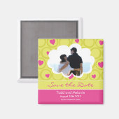 Sparen de Datum van het Bieden Magnet Magneet (Voorkant / Achterkant)