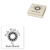 Sparen de Datum van het Hart van het Liefje Rubberstempel (Gestempeld)