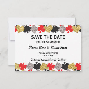 Sparen de Datum van het huwelijk Las Vegas Casino  Save The Date