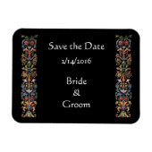 Sparen de Datum verlichte  Kunstmagneet Magneet (Horizontaal)