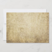 Sparen de Datum voor Halloween Wedding met Skelett Save The Date (Achterkant)