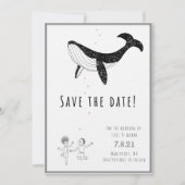 Sparen de Datum - walvissen in Liefde Save The Date (Voorkant)