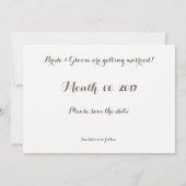 Sparen de datumkaart, de handen van het minnaar, z kaart (Achterkant)