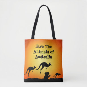 Sparen de Dieren van Australië Draagtas
