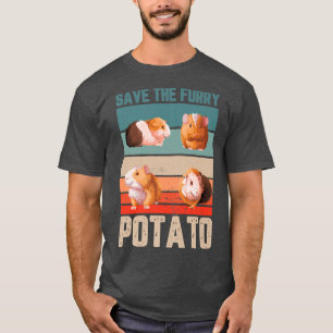 Sparen de drijfmest aardappel Gifts voor een varke T-shirt
