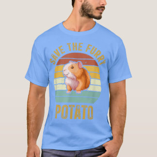 Sparen de drijfmest Potato Funny Guinea Pig Oreder T-shirt