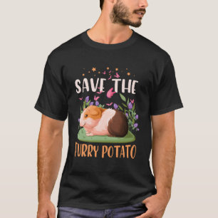 Sparen de drijfmest Potato Wheek Cavy Lover Guinea T-shirt