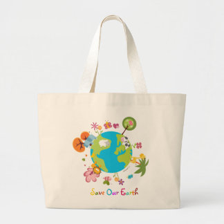 Sparen de Earth Bag Grote Tote Bag